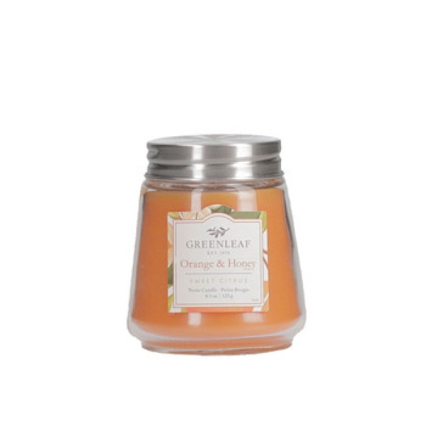 Greenleaf Petite Candle - Orange & Honey 123 g